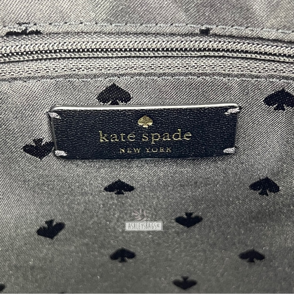 Kate Spade Kitt Houndstooth Multi Print Large Shoulder Bag Tote - Picture 8 of 11